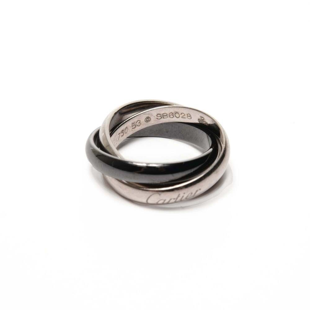 Cartier Authentic Silver Trinity Ring - image 7
